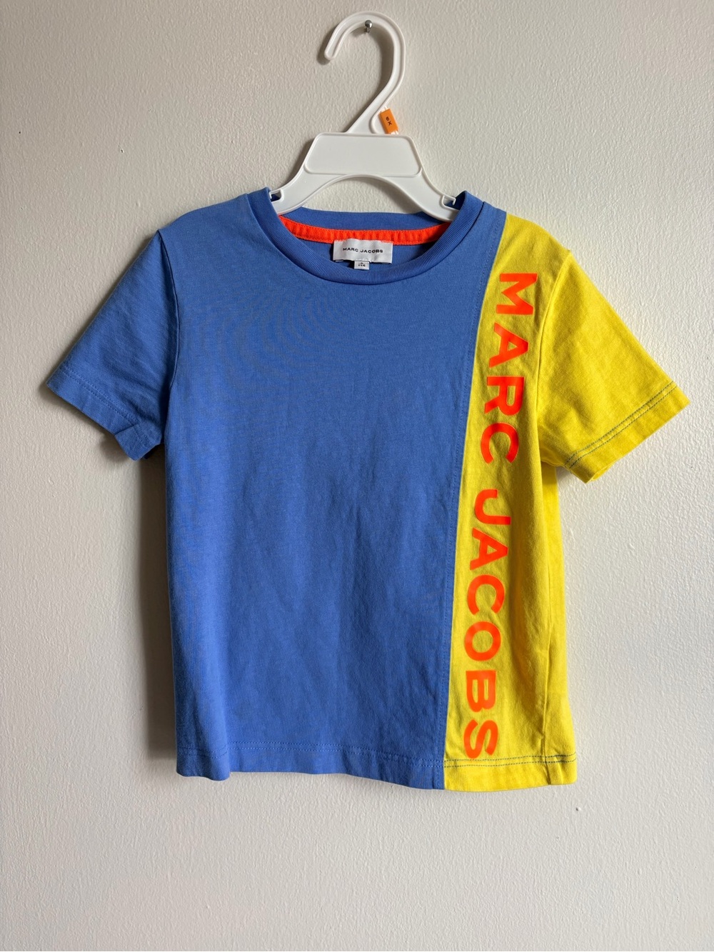Marc Jacobs Kids Blue, Yellow & Red Colorblock Tee